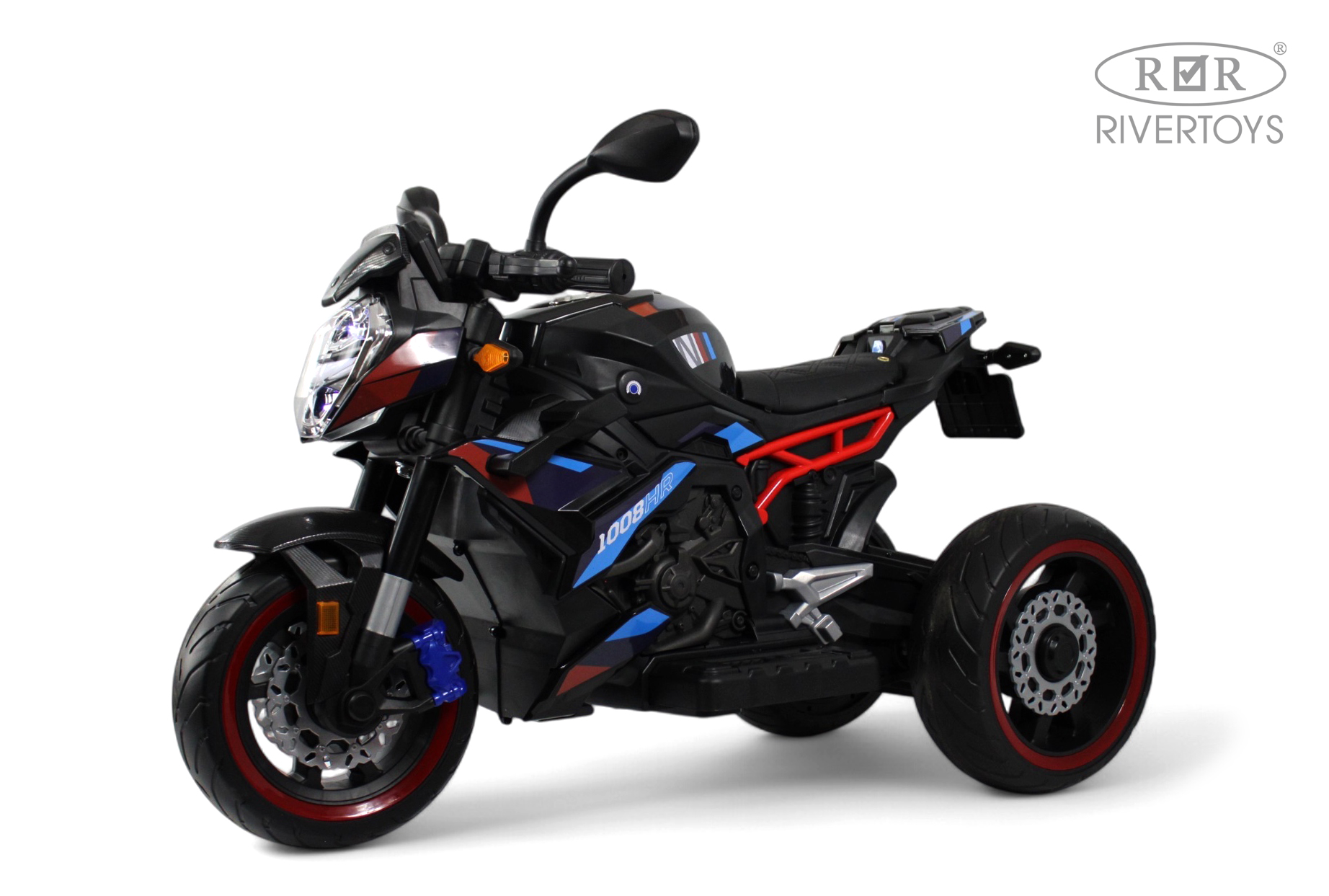 Электромобиль RIVERTOYS K808AM-BLACK - фото 1