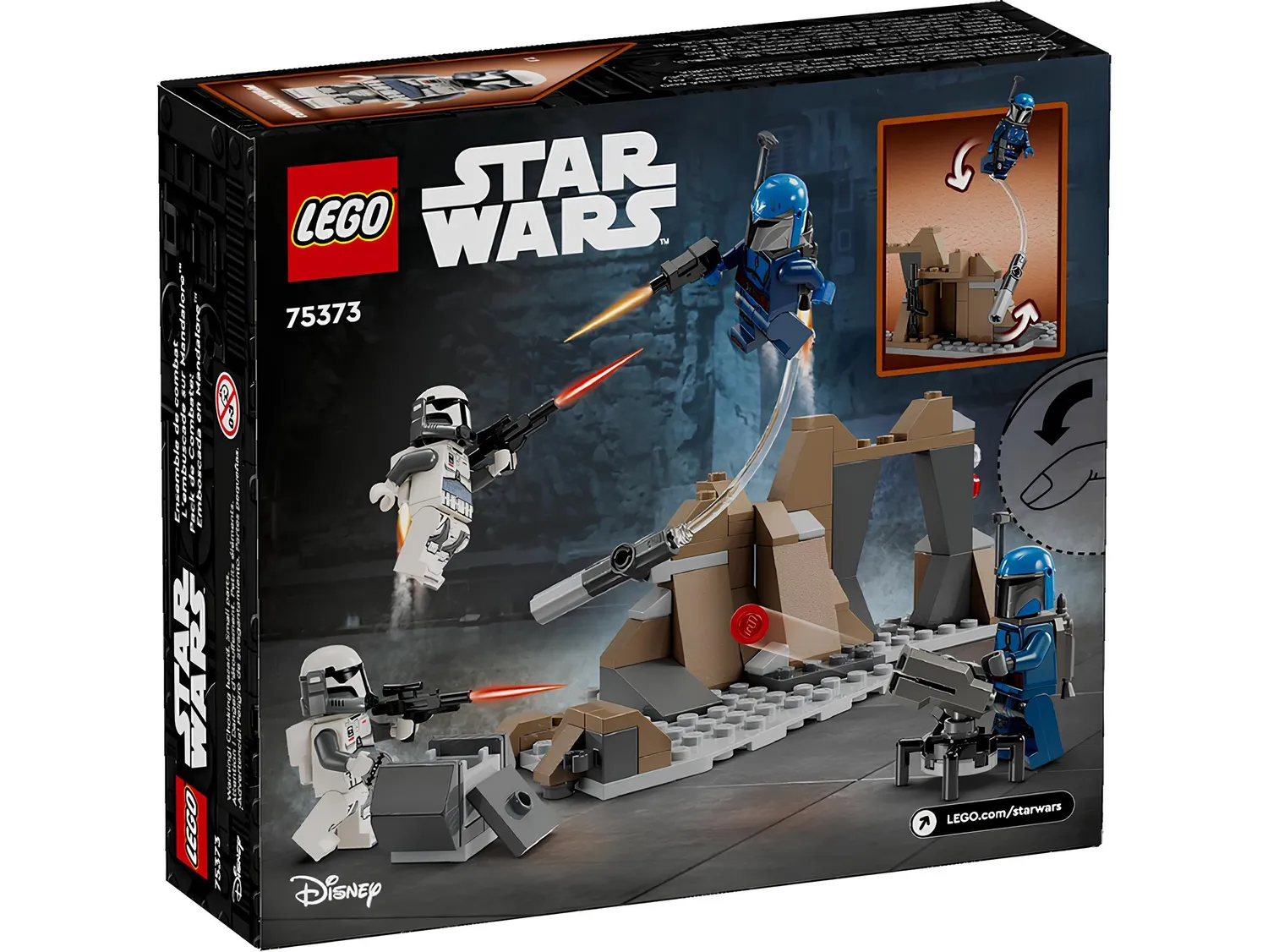 Изображение товара Конструктор LEGO Star Wars 75373 Засада на боевой отряд Мандалора Изображение товара Конструктор LEGO Star Wars 75373 Засада на боевой отряд Мандалора