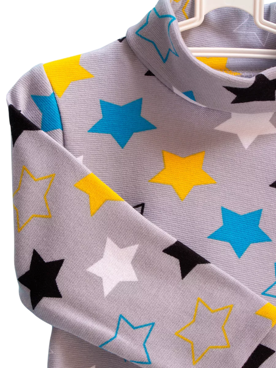 Водолазка TOTEMFOX 231РНАБ2(2)F/желтые звезды - фото 5