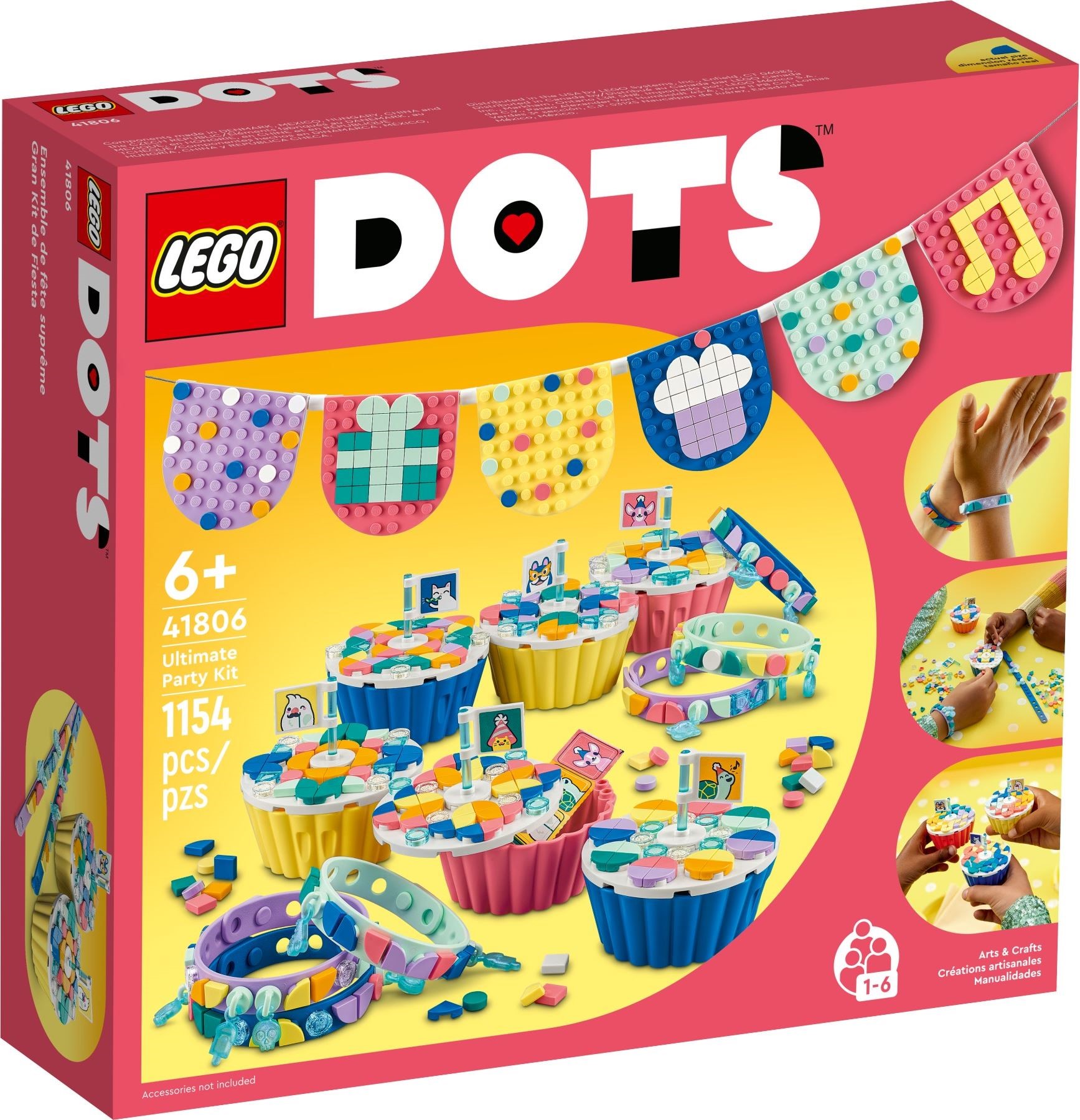 Изображение товара Конструктор LEGO DOTS Большой набор для вечеринки 107 деталей Изображение товара Конструктор LEGO DOTS Большой набор для вечеринки 107 деталей