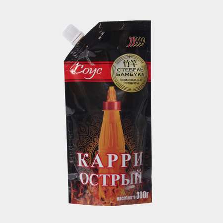 Соус Стебель Бамбука карри острый 300г