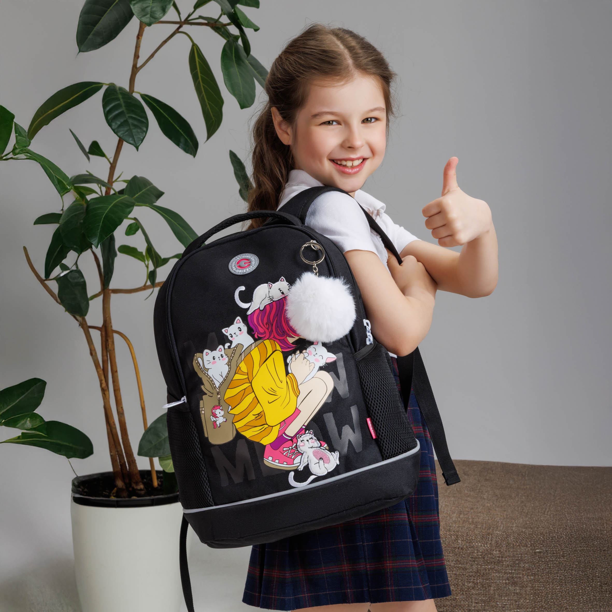 Рюкзак Grizzly для девочки - фото 16