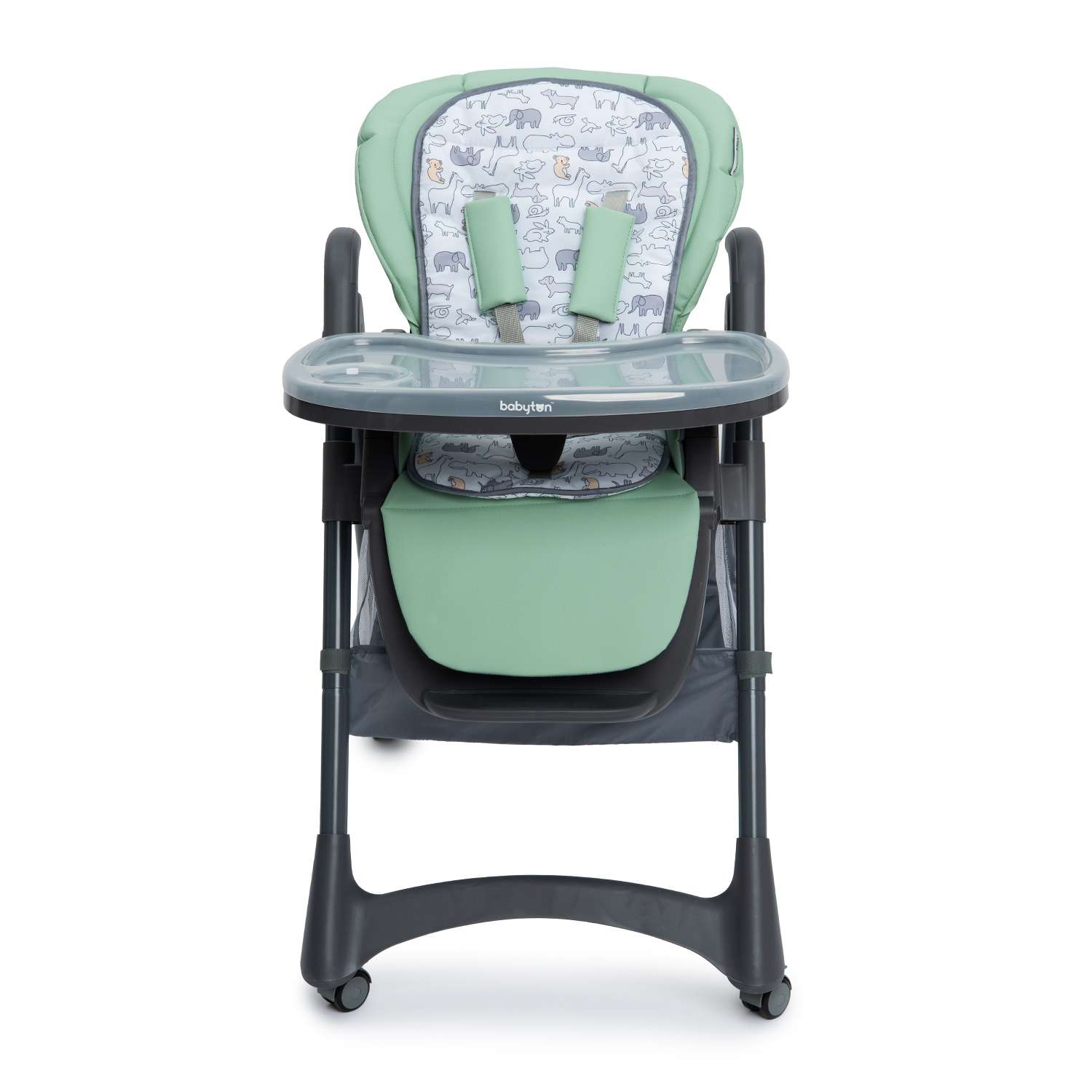 Стульчик для кормления Babyton Sweet Meals Mint зеленый - фото 17