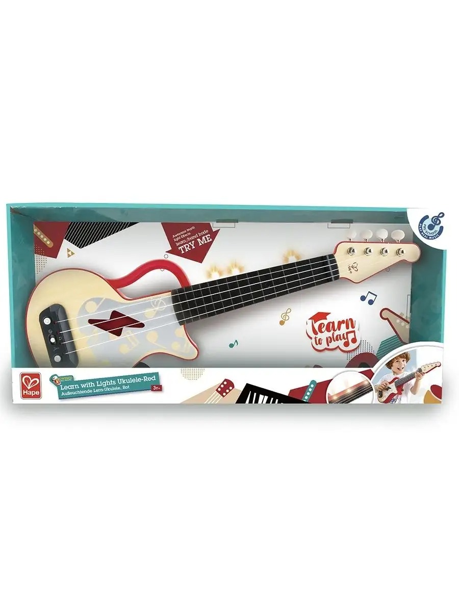 Игрушка музыкальная Hape Гавайская гитара гитара - фото 20