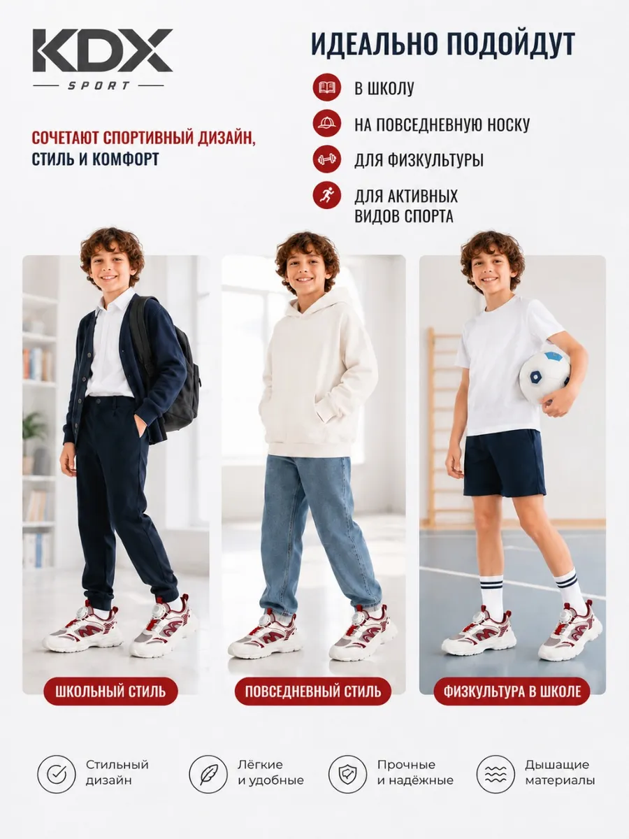 Кроссовки KDX KL-19 multi - фото 5