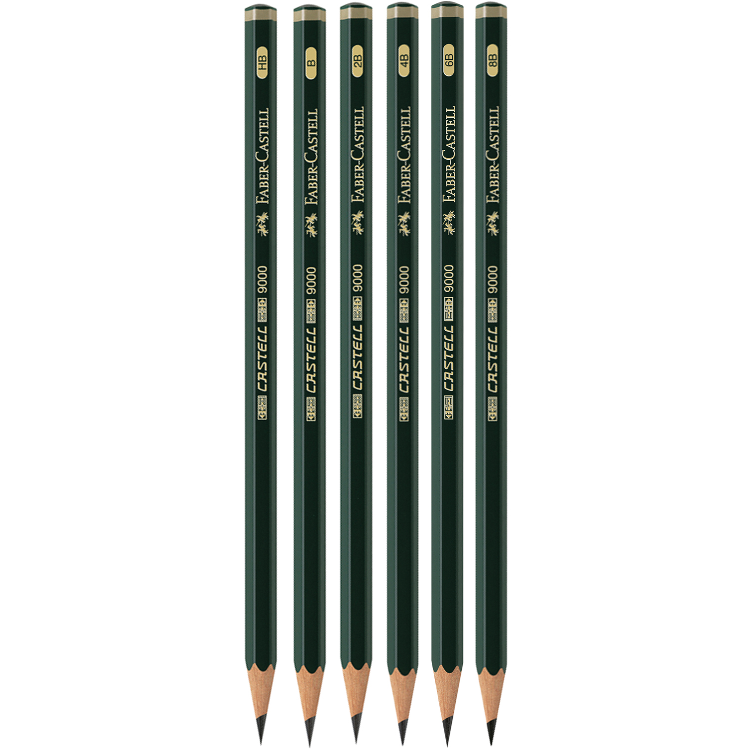 Карандаши чернографитные Faber Castell 6 шт. - фото 2