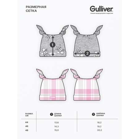 Шапка 2 шт Gulliver