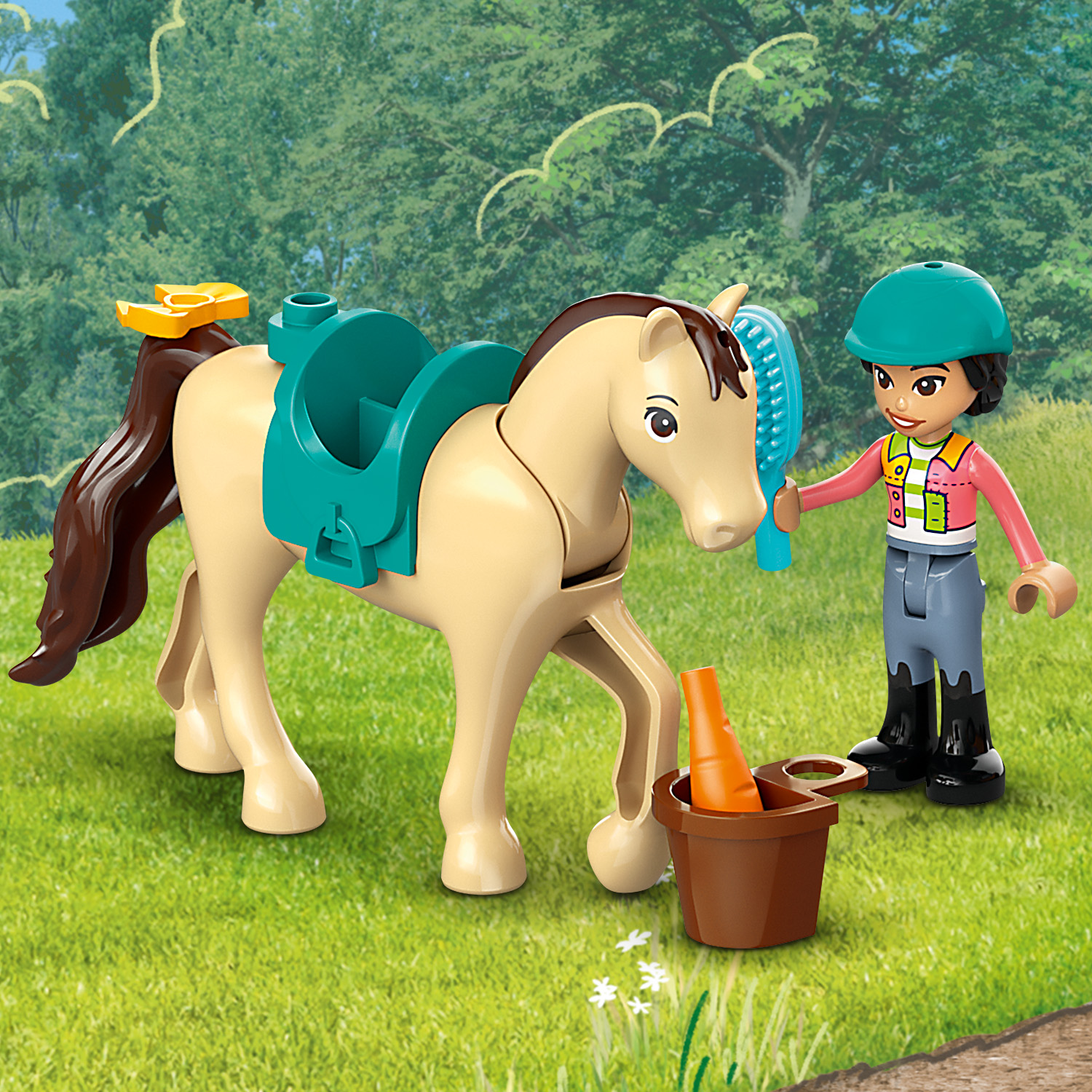 Конструктор LEGO Friends Тропа для лошадей и пони 105 дет. - фото 6