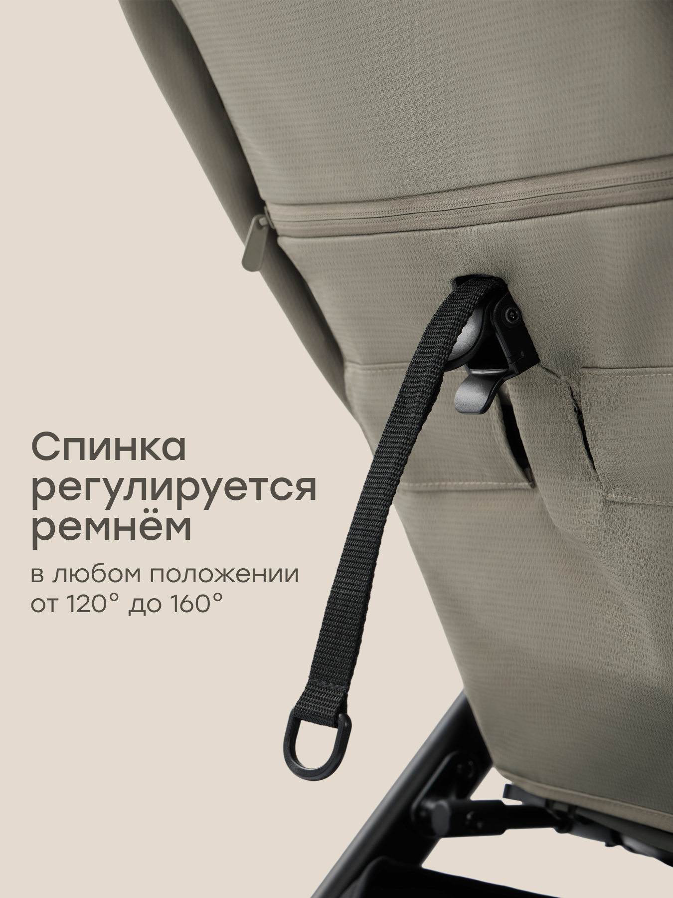 Коляска прогулочная Happy Baby SENSA зеленый - фото 4