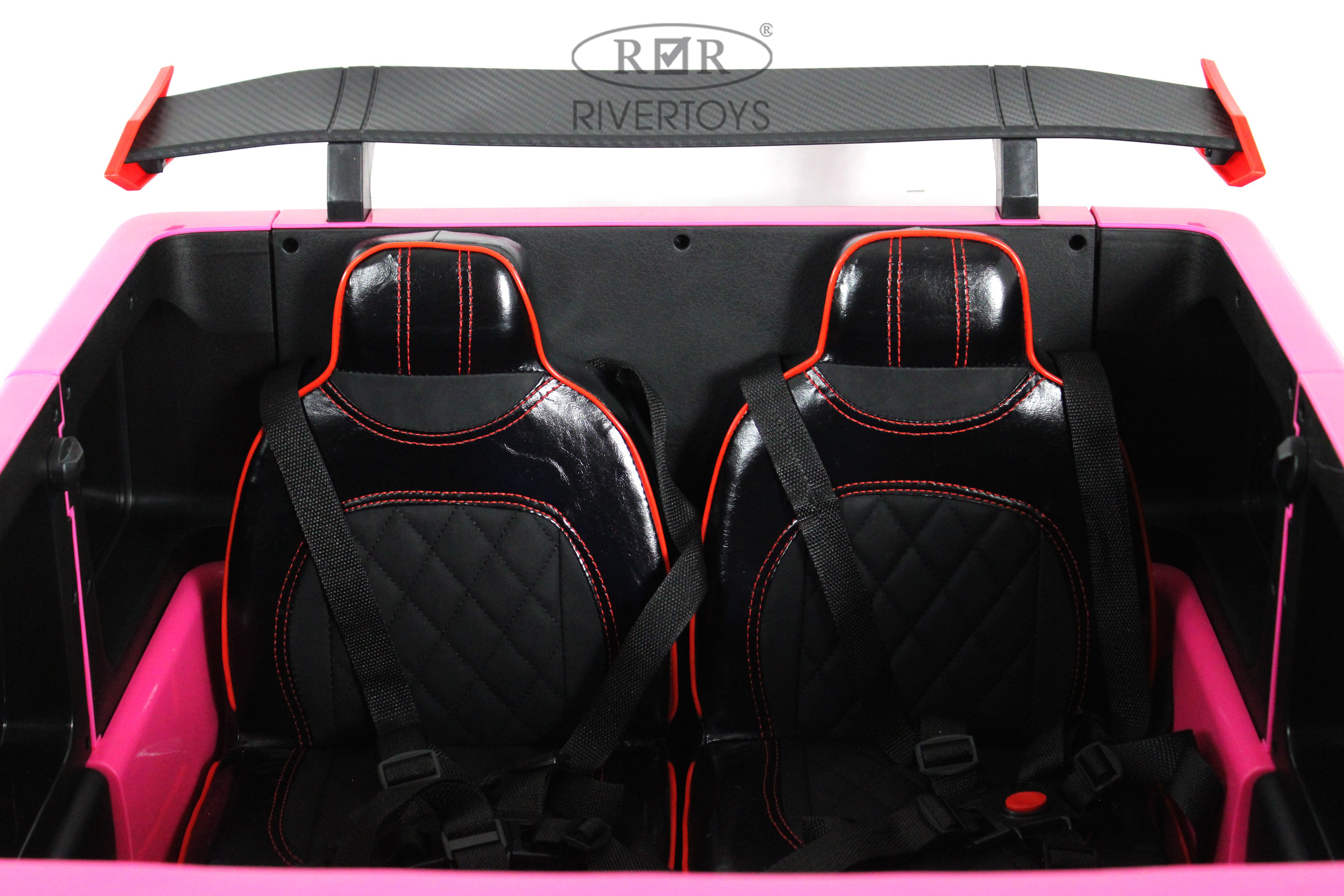 Электромобиль RIVERTOYS Mercedes Z888ZZ-PINK С пультом ДУ - фото 28