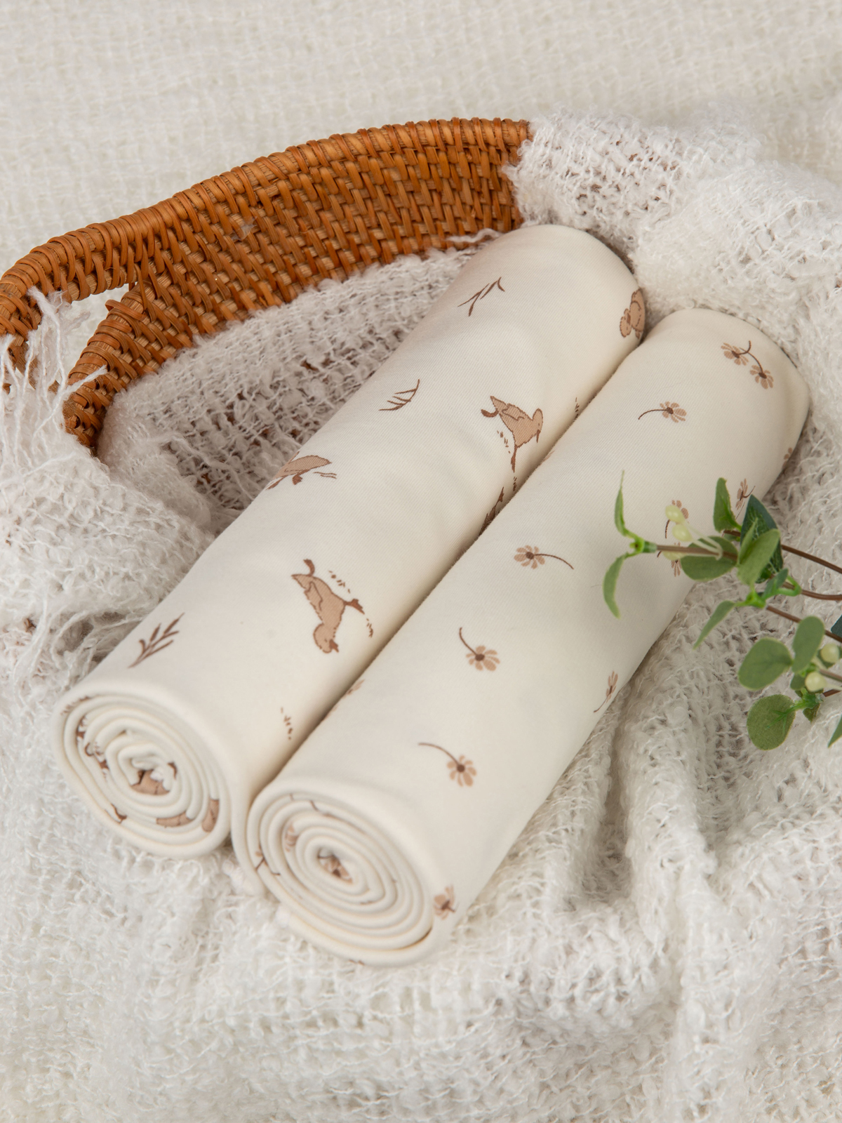 Пелёнка inlovery трикотаж 85х100 см 2 шт. - фото 4