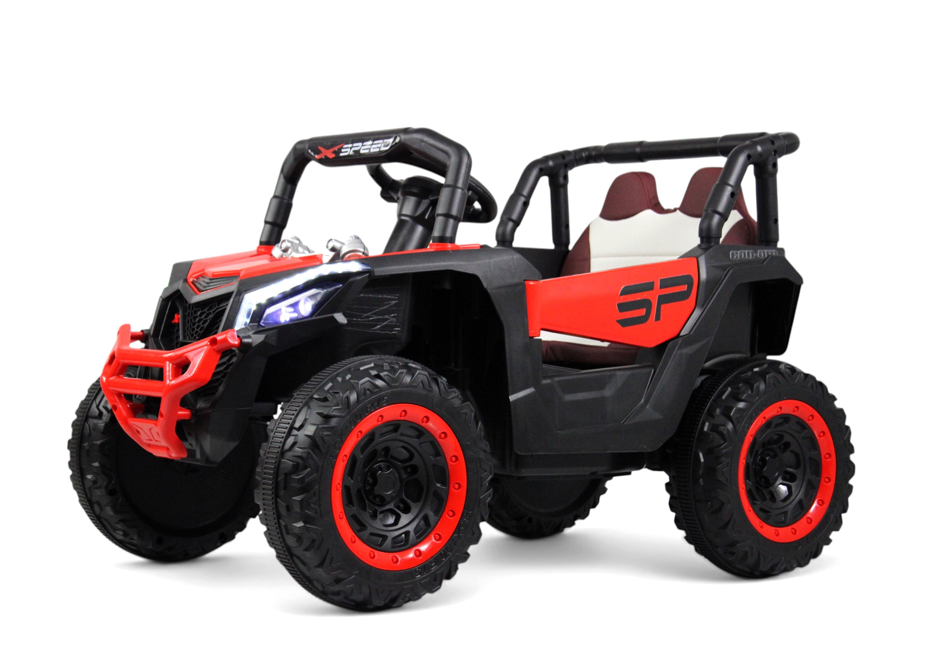 Электромобиль RIVERTOYS М303БХ-RED С пультом ДУ - фото 2