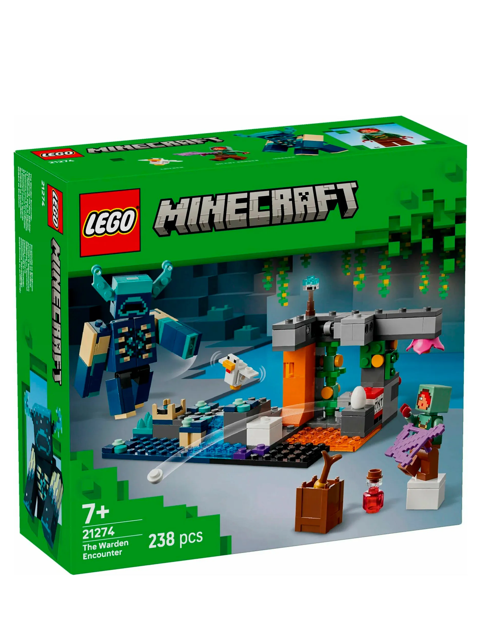 Конструктор LEGO Minecraft Встреча с надзирателем 21274 238 дет. - фото 7