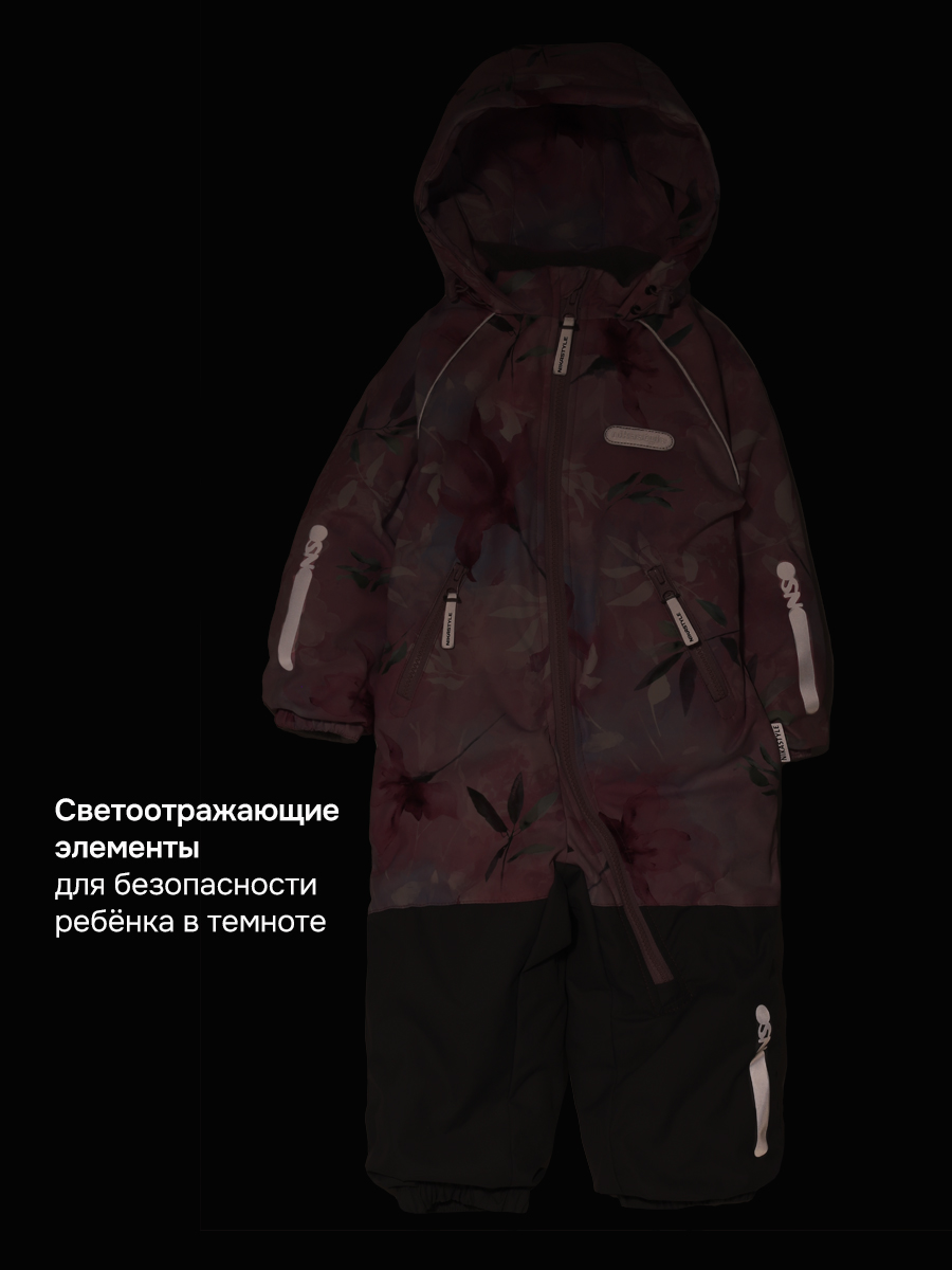 Комбинезон NIKASTYLE 8м2826 розовый/светло-серый - фото 7