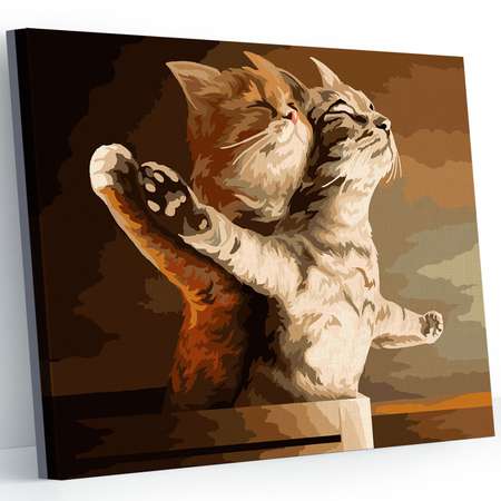 Картина по номерам Art on Canvas Кошачий Титаник в ассортименте