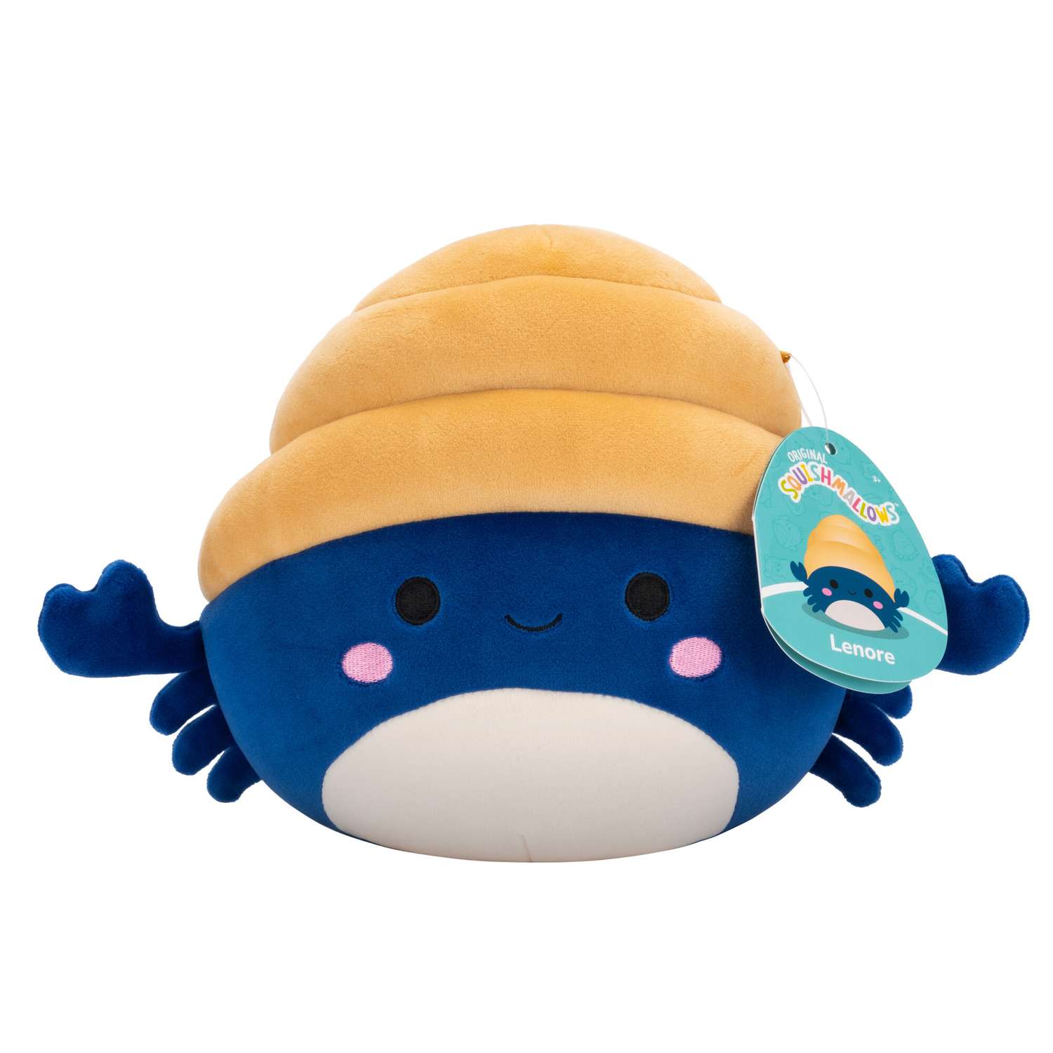 Игрушка мягкая Squishmallows рак Отшельник 19 см - фото 3