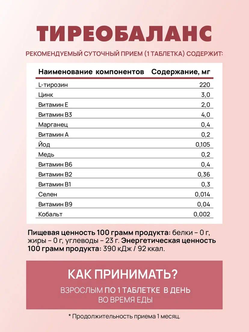 БАД Арт Лайф Тиреобаланс Поддержка щитовидной железы 90 таблеток - фото 7