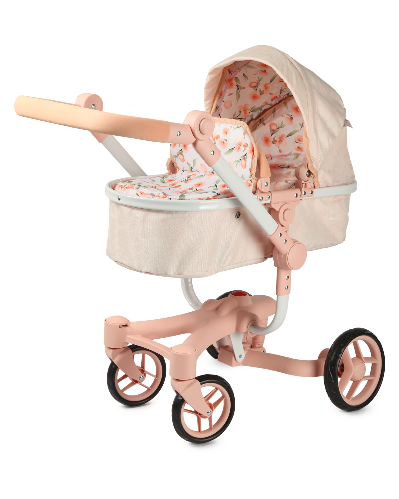 Коляска 2 в 1 для кукол Demi Star 9694 Floral Ride - фото 3