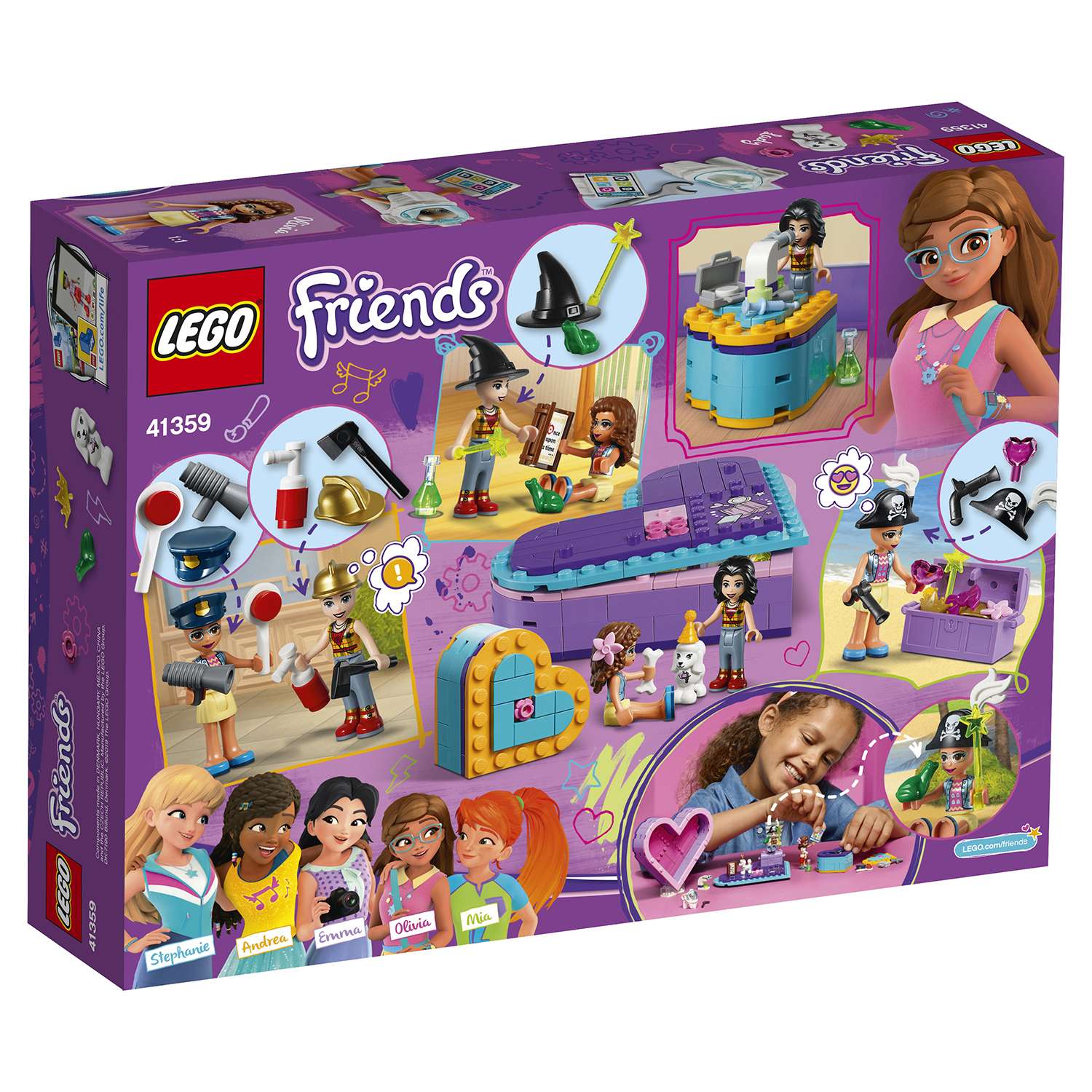 Конструктор LEGO Friends Большая шкатулка дружбы блочный - фото 3