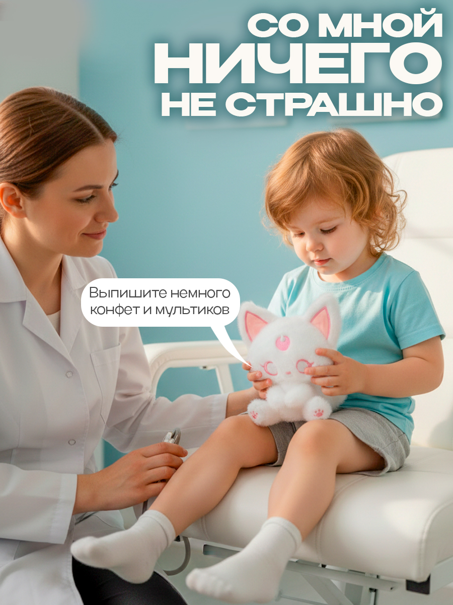 Мягкая игрушка Balori Котик - фото 9