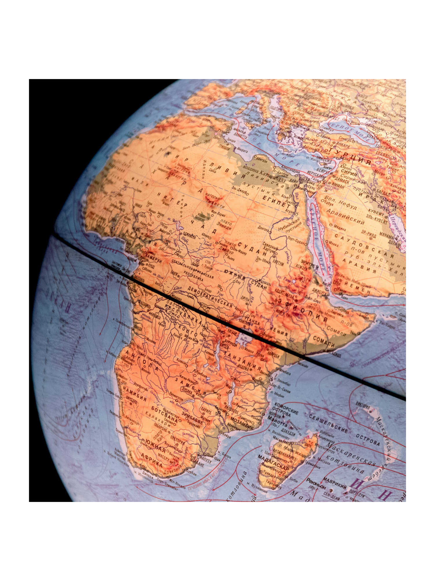 Глобус Globen физический с подсветкой диаметр 32 см - фото 19