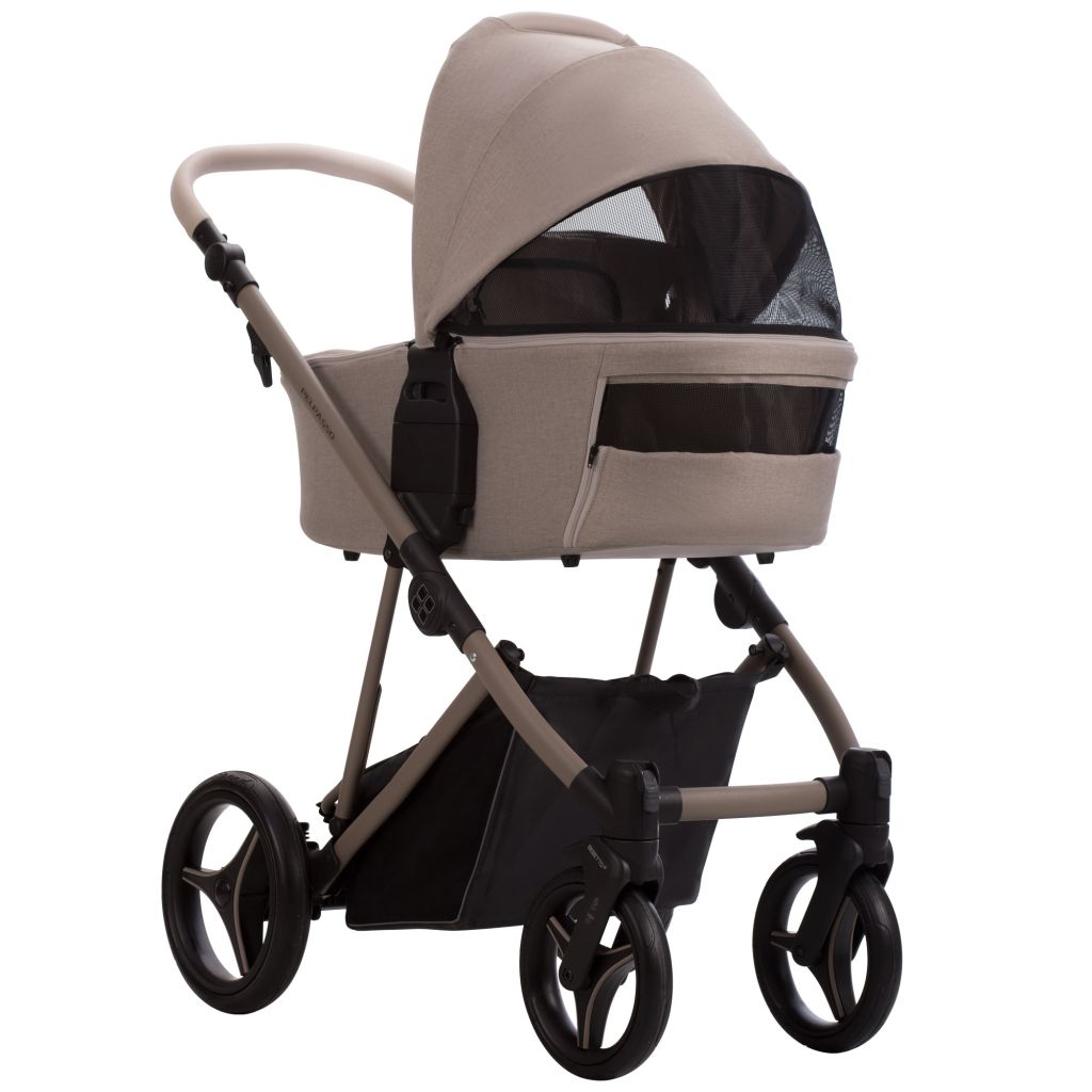 Коляска 2в1 Bebetto Pelpasso 01 Kaszmir св.бежевый бежевый - фото 3
