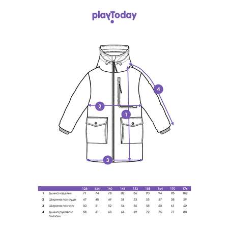 Пальто PlayToday