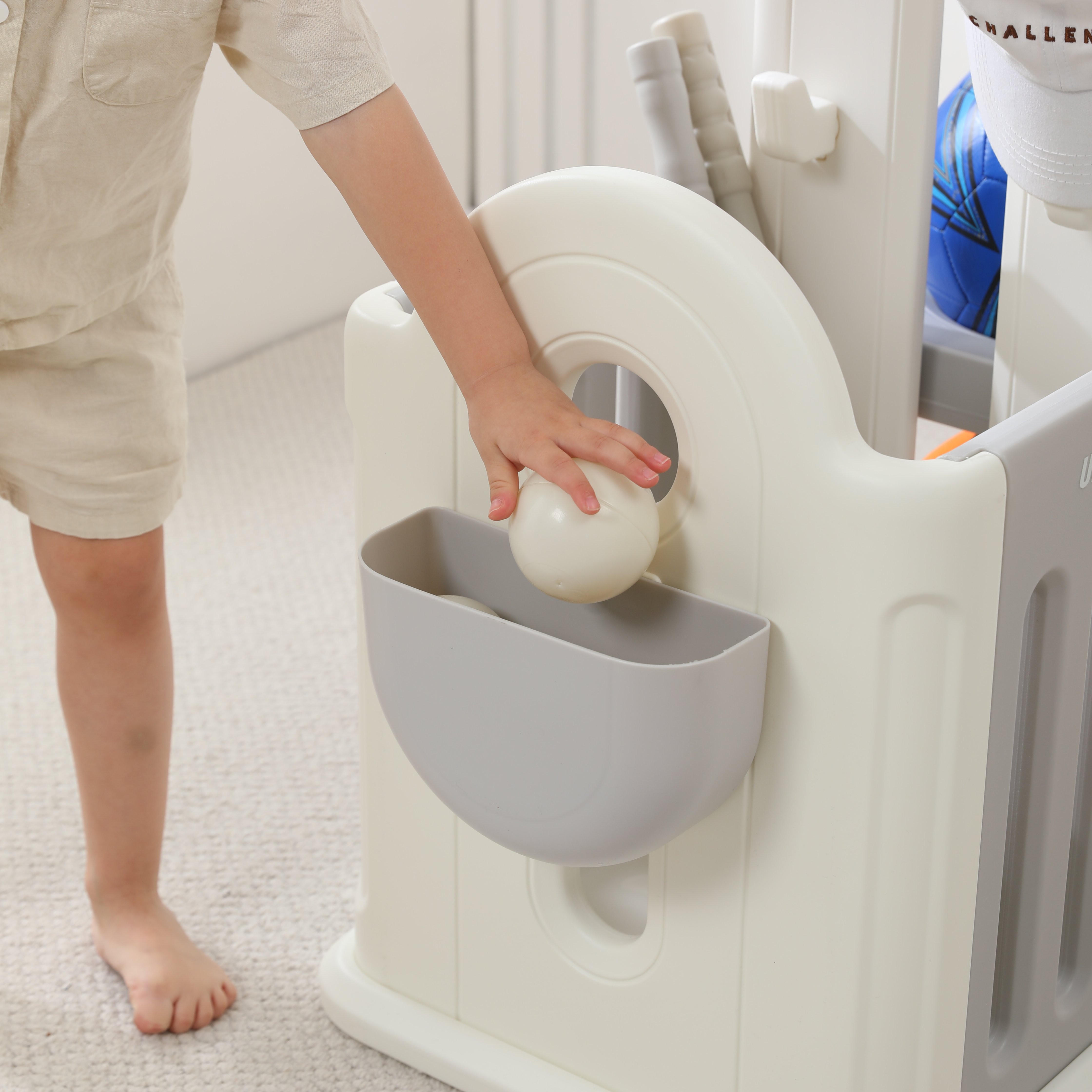 Подставка для мячей UNIX Kids Classic 4 levels Grey - фото 13
