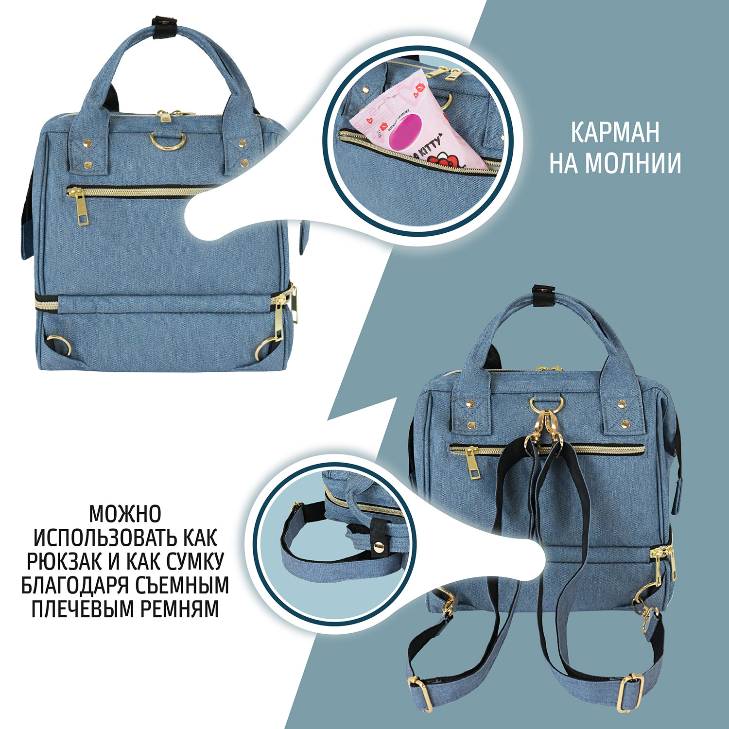 Рюкзак Nuovita CAPCAP mini - фото 3