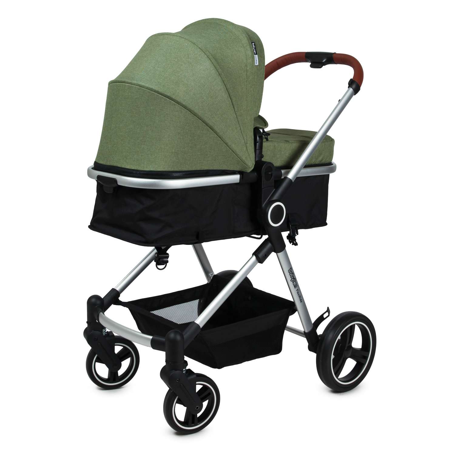 Коляска трансформер Babyton FlexiRide Black-Green - фото 12