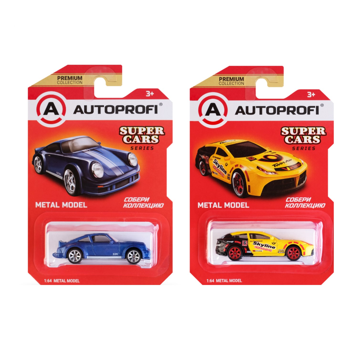 Автомобиль Autoprofi 1:64 в ассортименте CAR-PREMIUM-02-SUP - фото 1