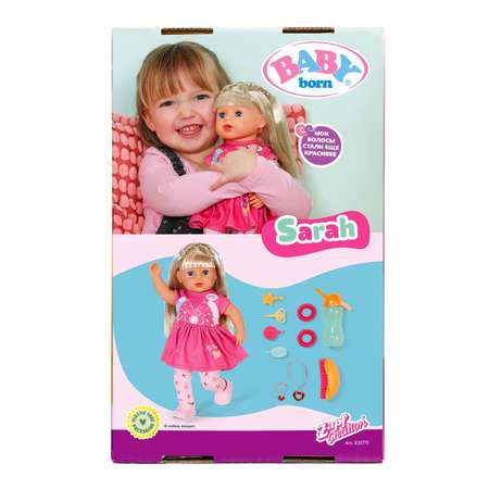 Кукла пупс BABY BORN Сара высота 36 см