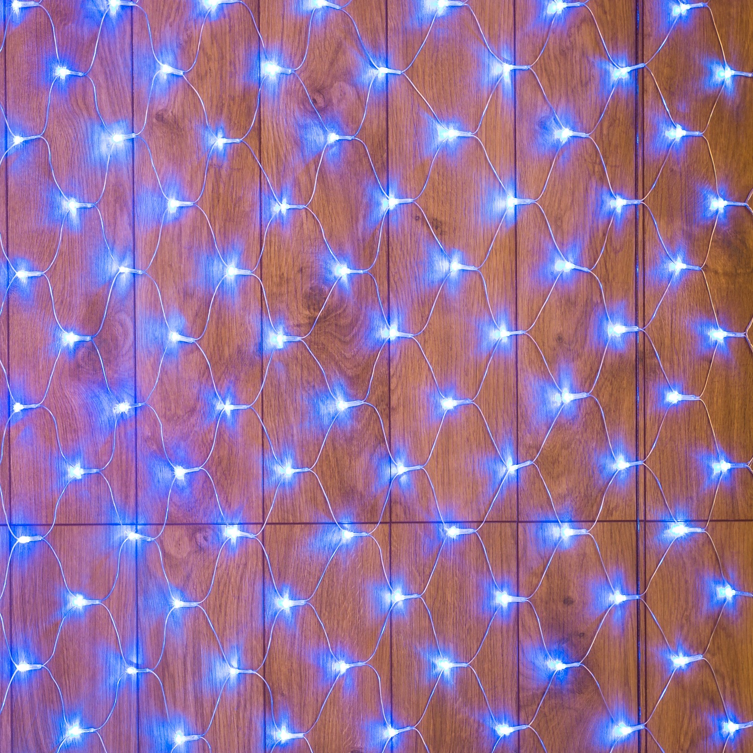 Светодиодная гирлянда NEON-NIGHT Сеть 1.5х1.5 м 8 режимов синее свечение - фото 9