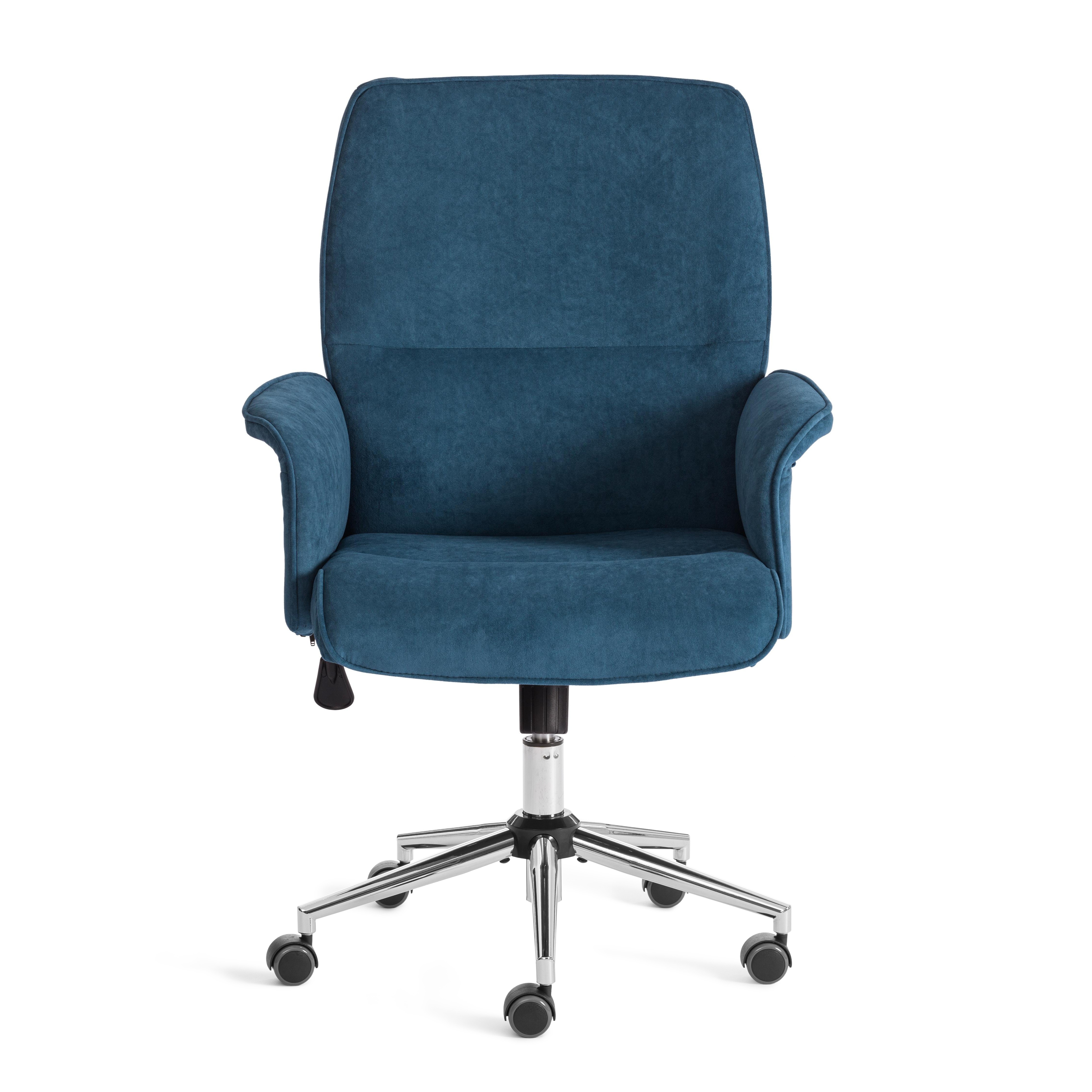Компьютерное кресло TETCHAIR Йорк флок синий - фото 6