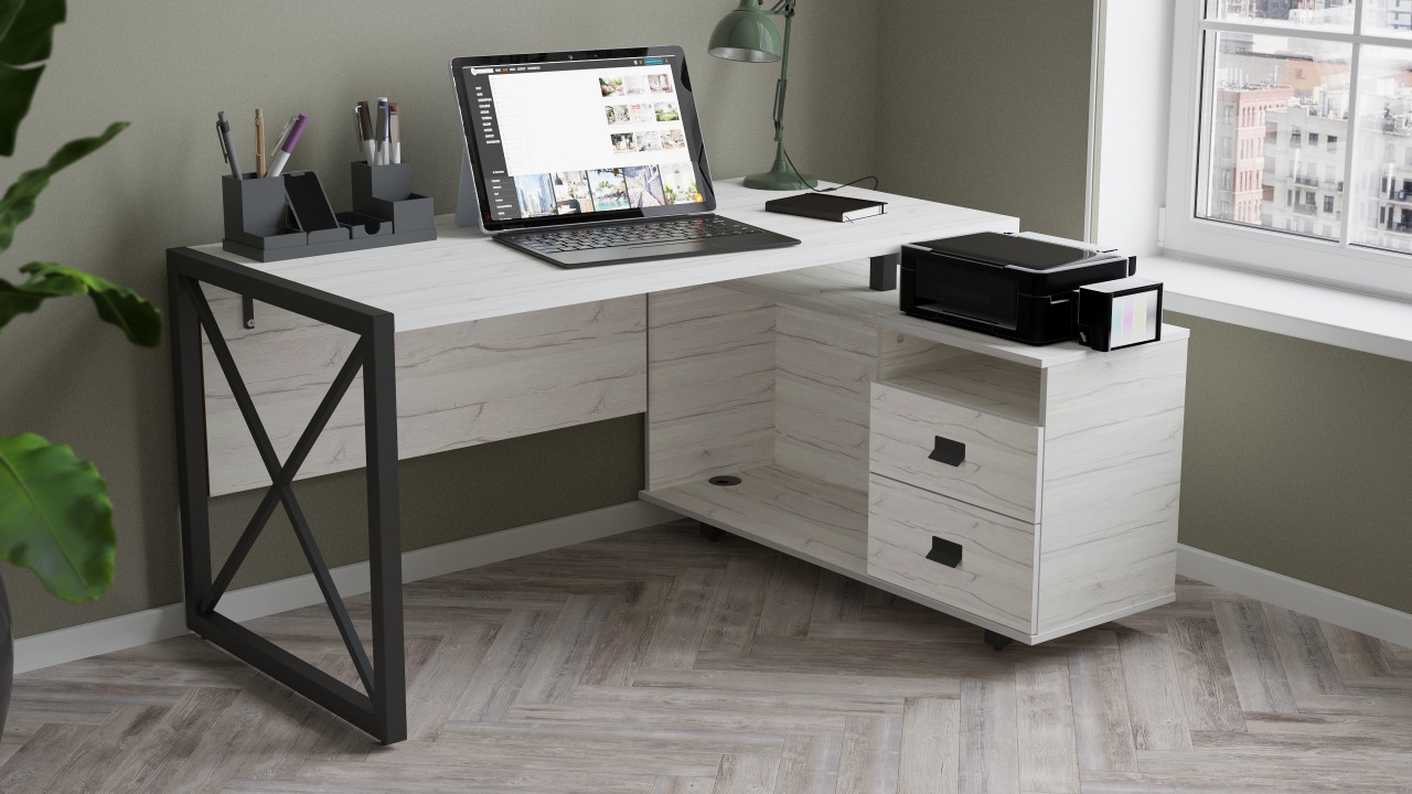 Письменный стол КАЛИФОРНИЯ МЕБЕЛЬ Хардвиг СР01 - фото 14