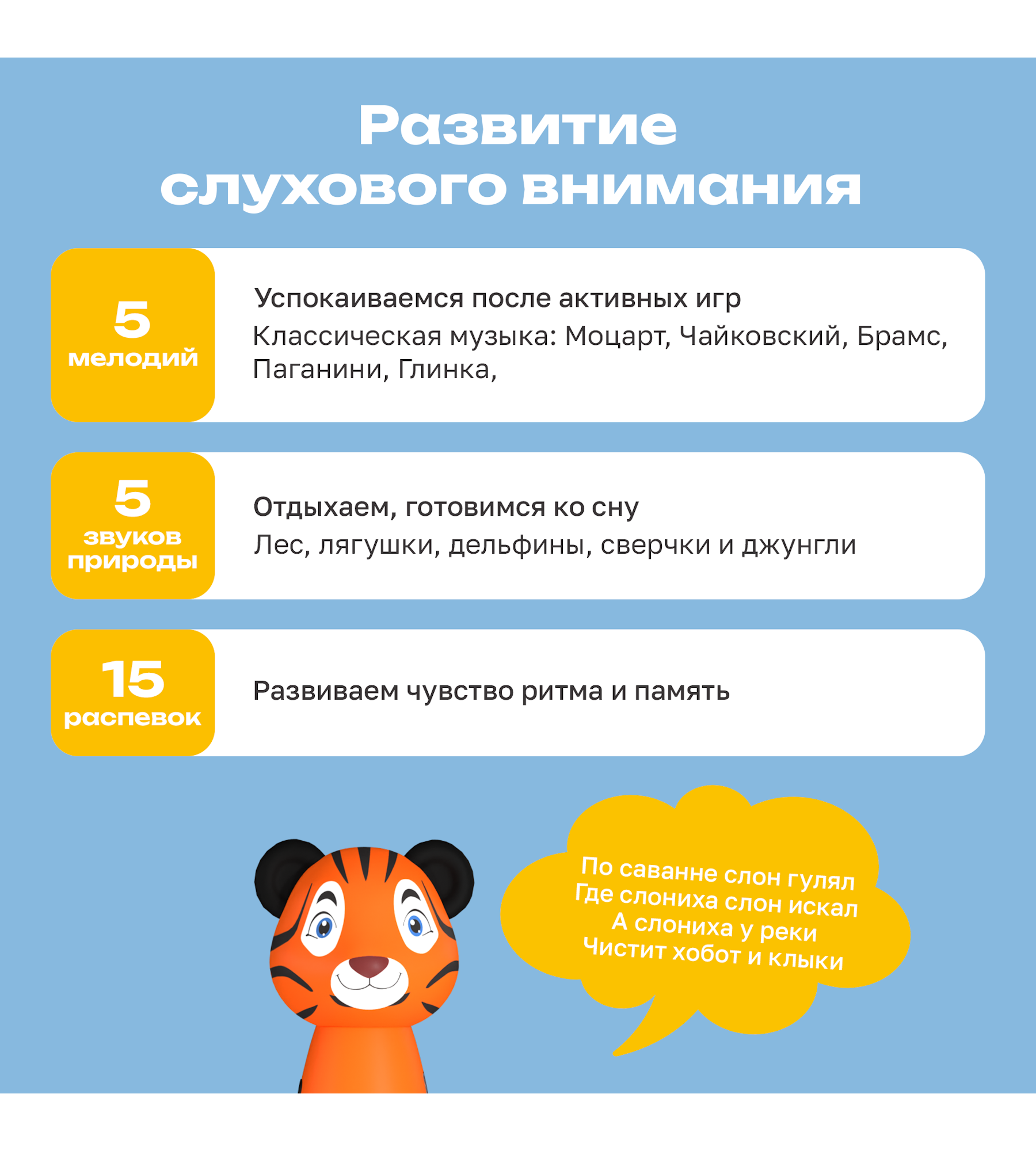 Игрушка-тренажер интерактивная Тигрёнок Рыки для запуска и постановки речи - фото 5