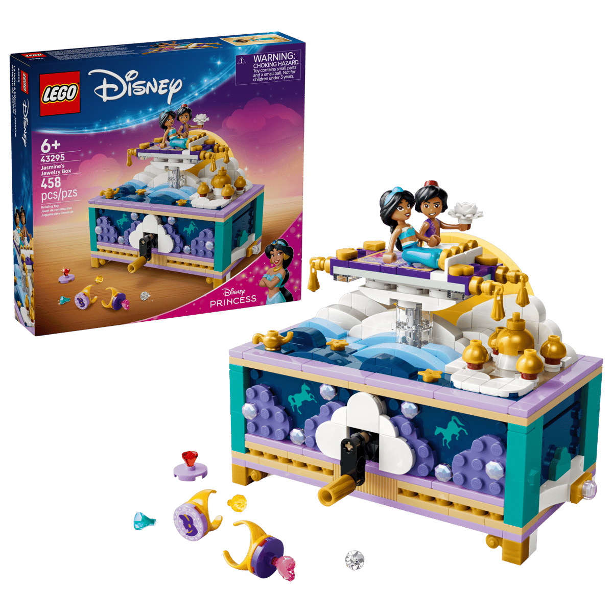 Конструктор LEGO Disney Шкатулка для украшений Жасмин 458 дет. - фото 1