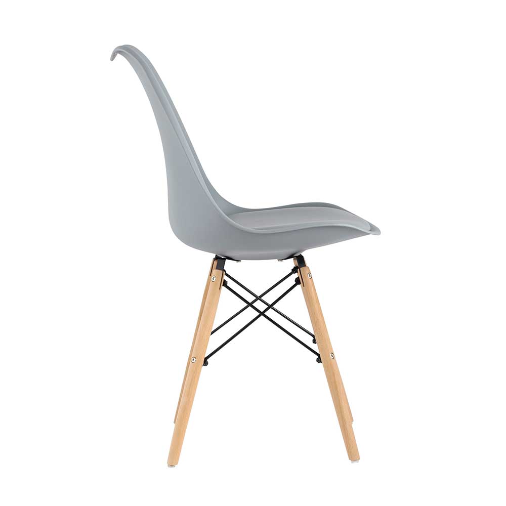 Стул Stool Group для кухни DSW EAMES Soft Freames серый - фото 5