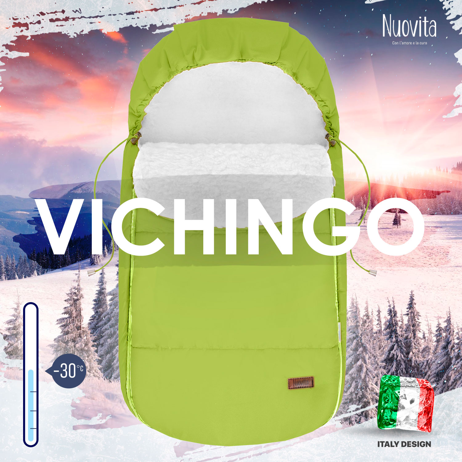 Конверт в коляску Nuovita Vichingo Bianco - фото 5