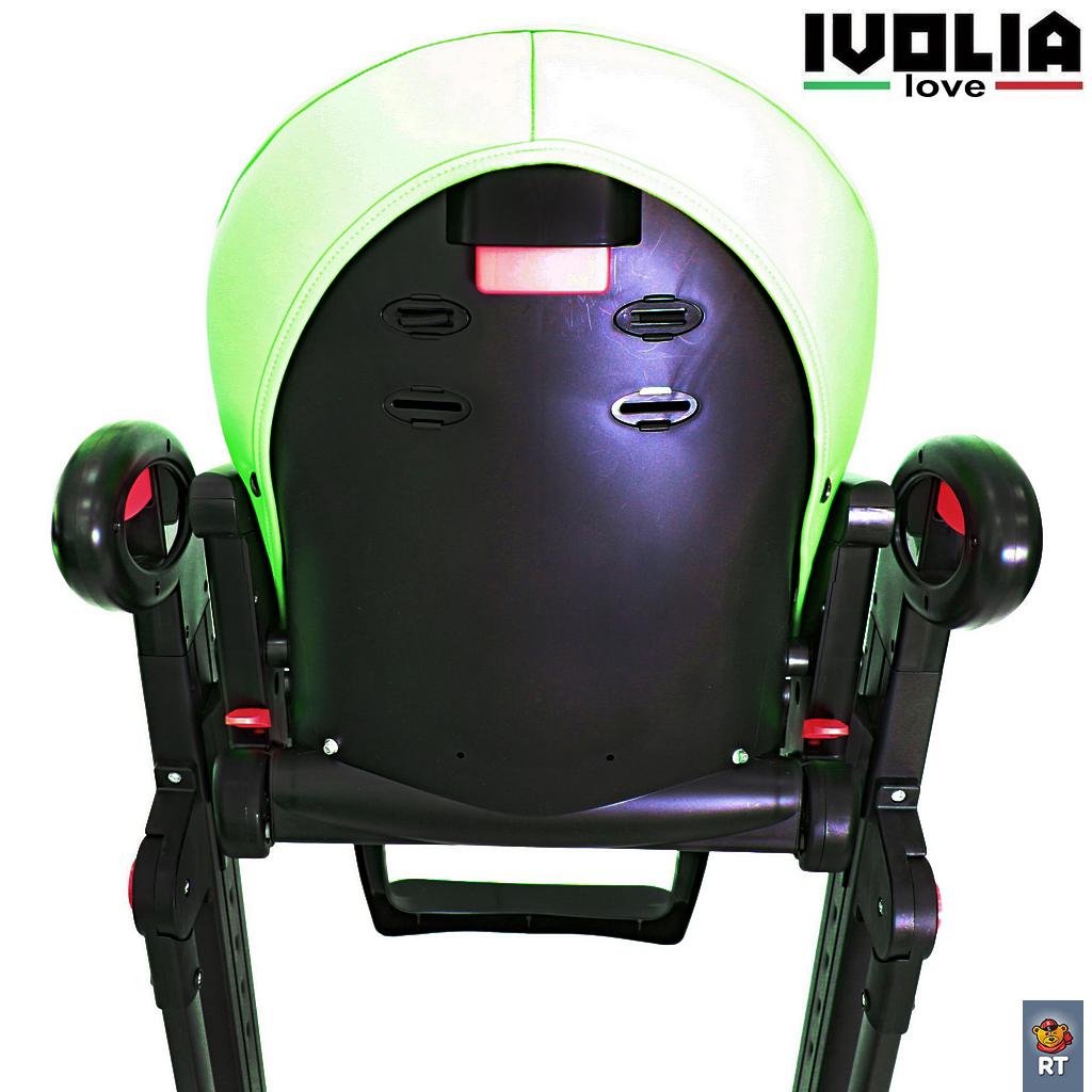 Стульчик для кормления Ivolia LOVE 02 4 колеса green трансформер - фото 17
