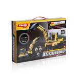 Конструктор Mioshi Экскаватор свет звук 210 дет.