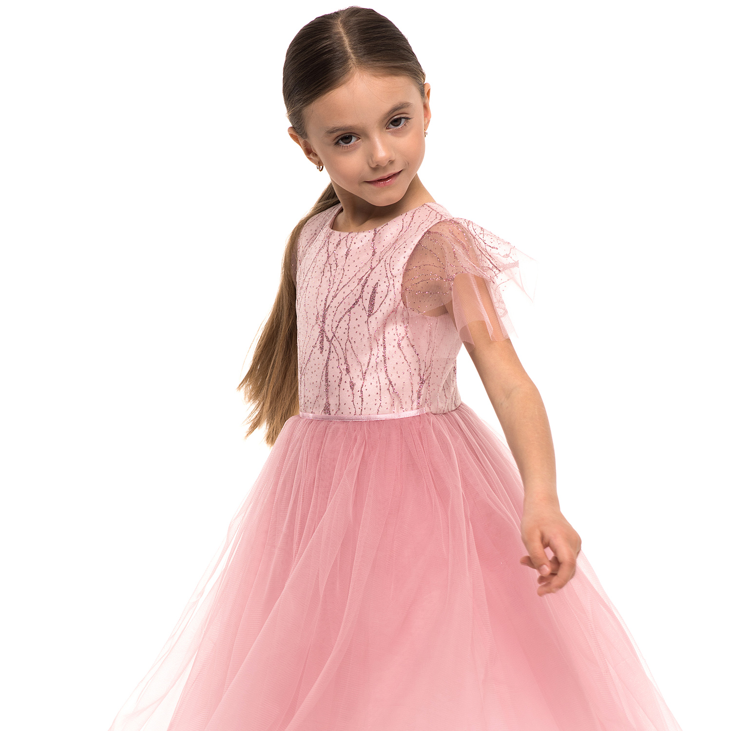 Платье LisaWeta D-021-22 розовый - фото 6