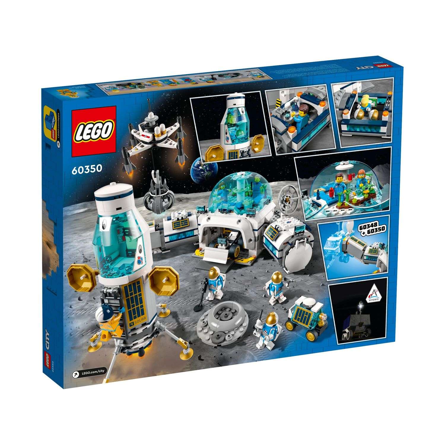Конструктор LEGO City Space Лунная научная база блочный - фото 8