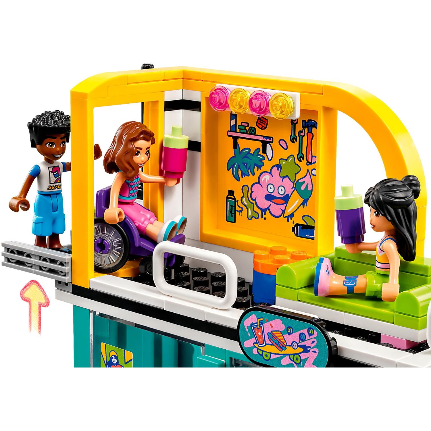 Конструктор LEGO Friends Скейт-парк 431 дет. - фото 7