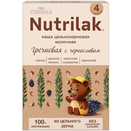 Каша молочная Nutrilak Premium Procereals гречневая чернослив 200г с 4месяцев
