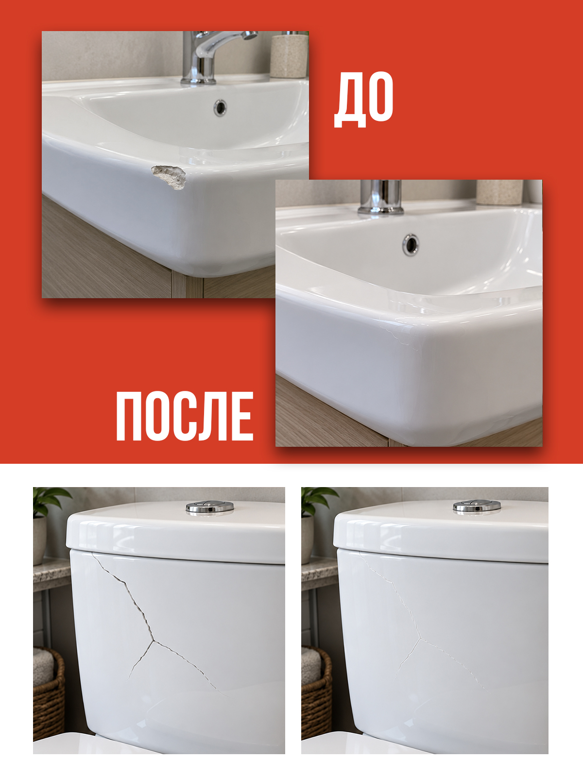 Холодная сварка водостойкая КЛИМЫЧ для склеивания сантехники и металла 58 г - фото 8