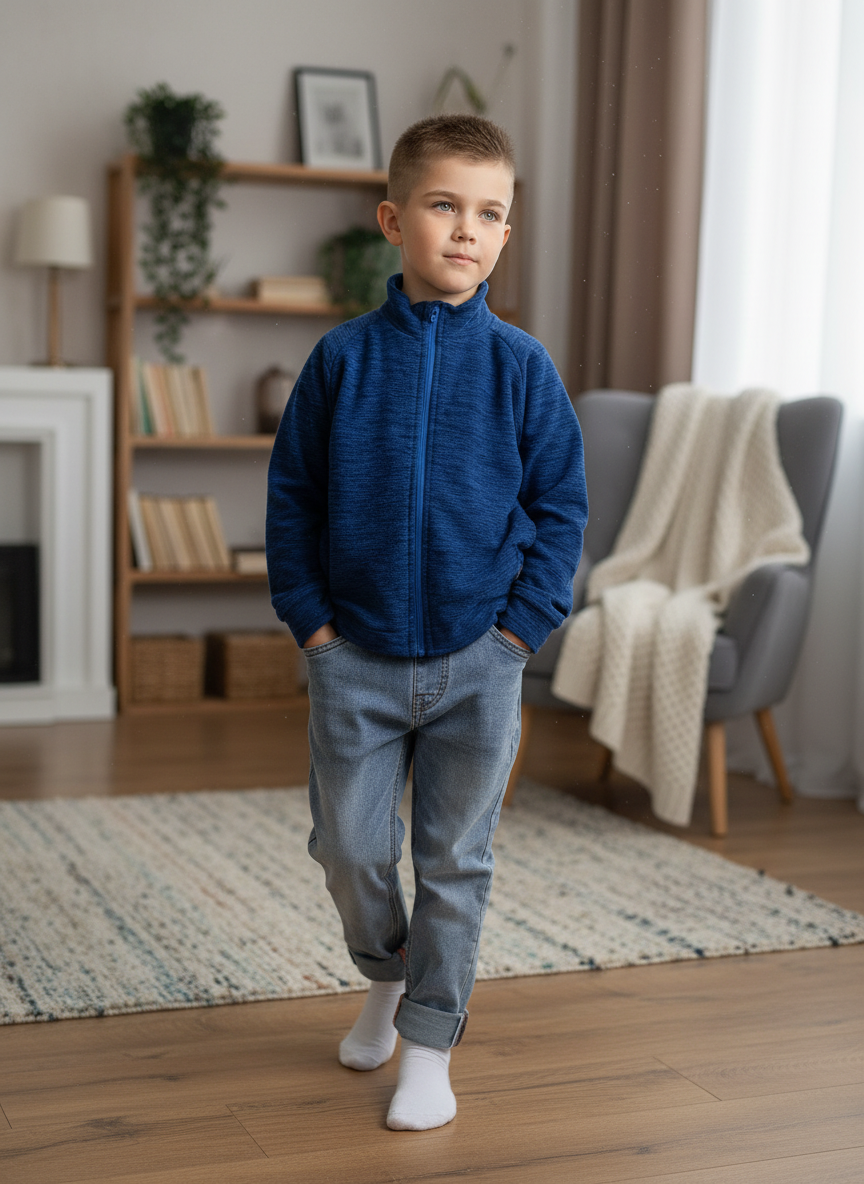 Толстовка Утенок 689/1кт василек - фото 2