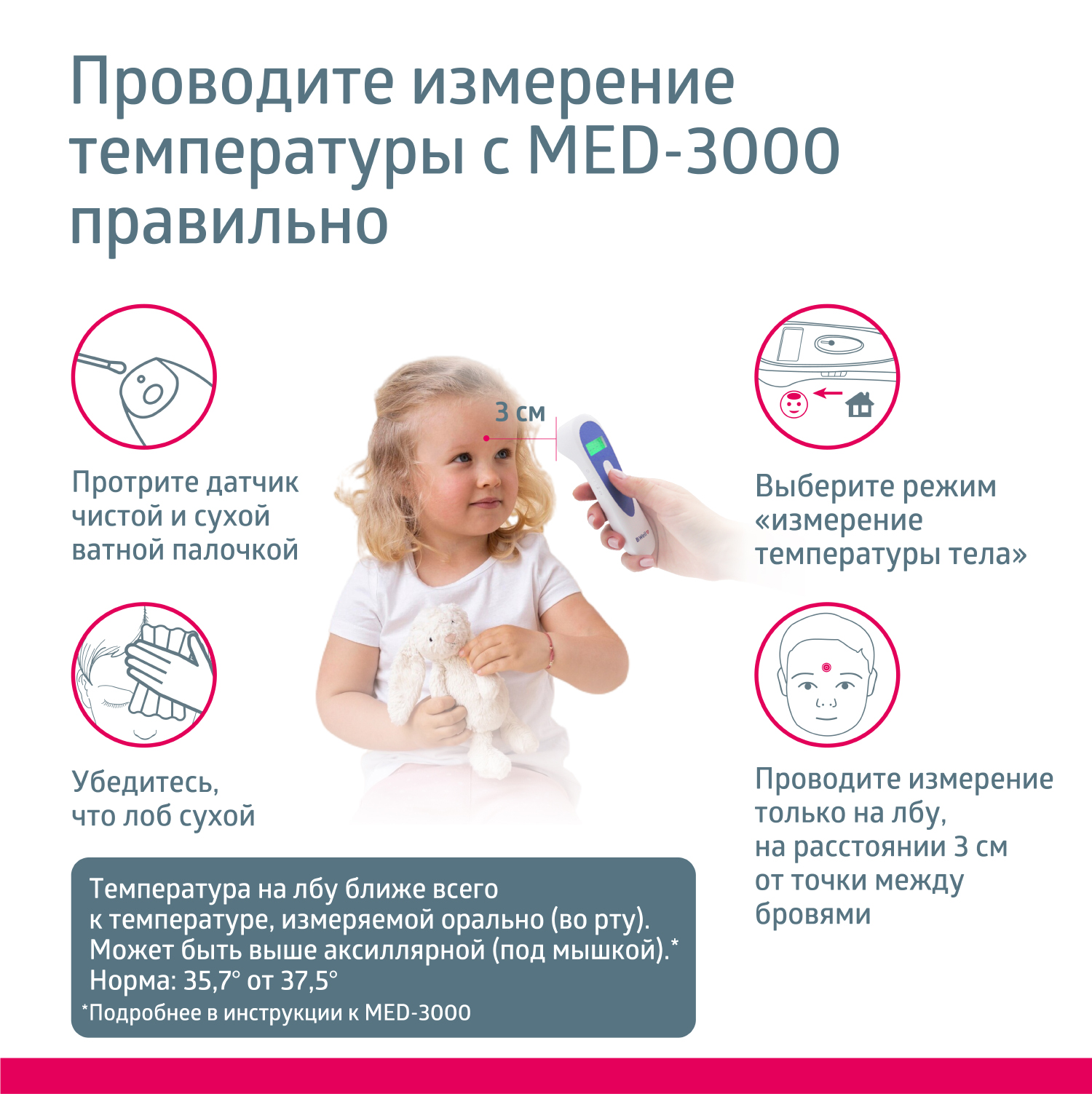 Термометр инфракрасный B.Well - фото 4