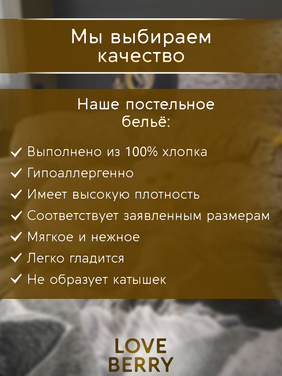Постельное белье LOVEBERRY 1,5 спальный Британцы - фото 11