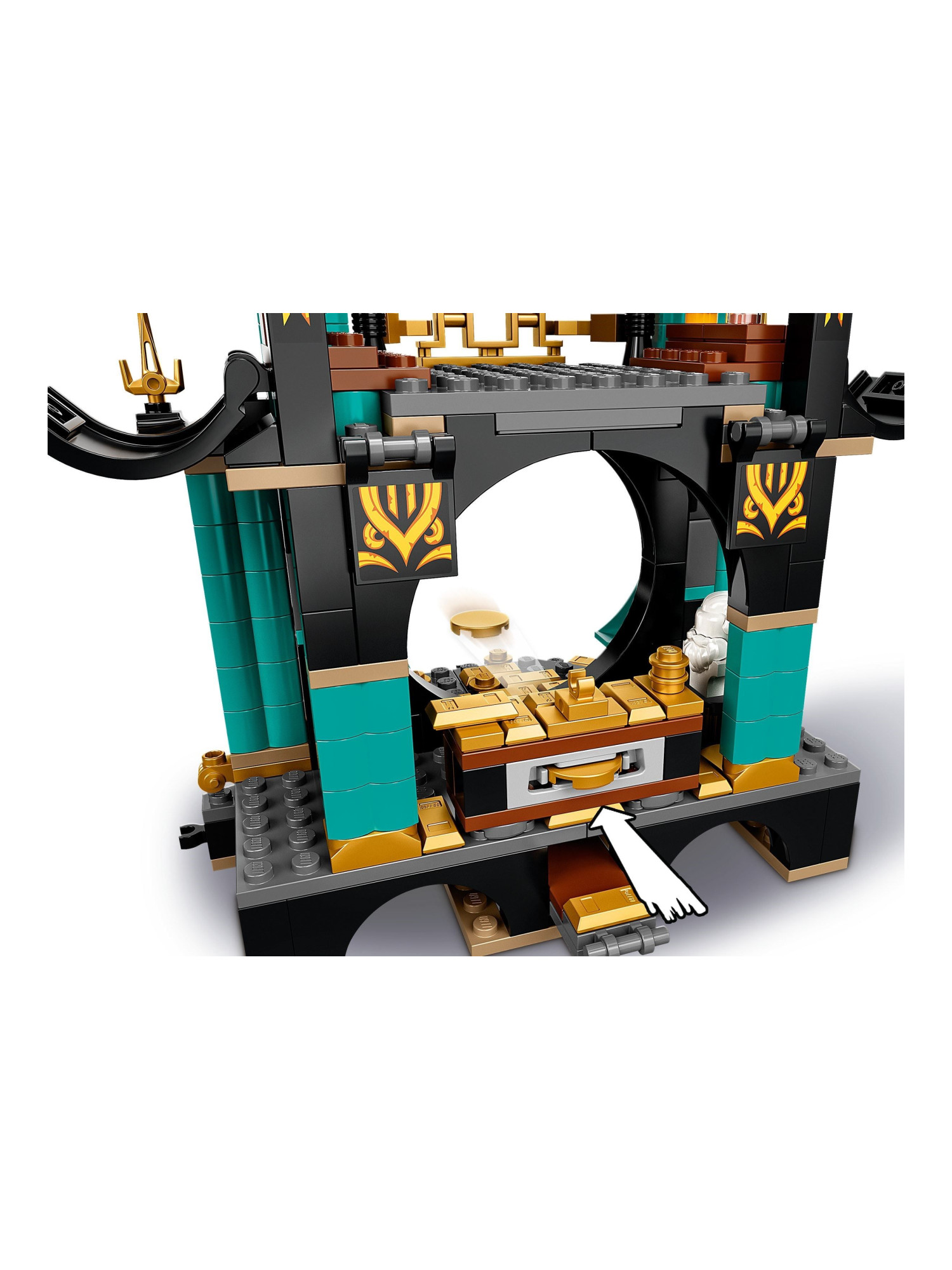Конструктор LEGO NINJAGO Храм моря 1060 дет. - фото 8